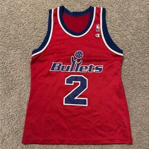 Chris Webber Washington Bullets jersey Champion size 36